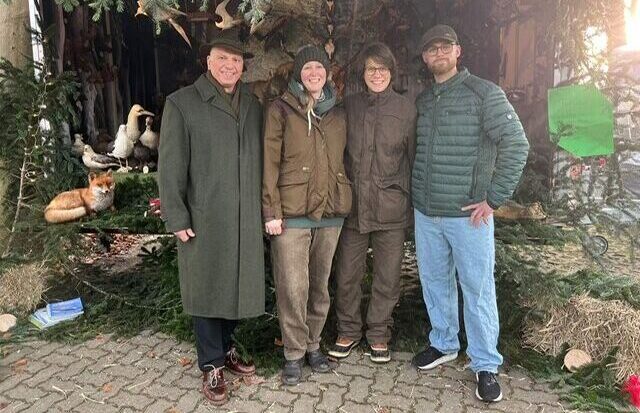Das jagdliche Weihnachts-Team aus Cadenberge